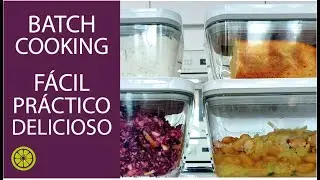 MENÚ SEMANAL SALUDABLE en 90 min - Estamos de vuelta y venimos con nuevo proyecto