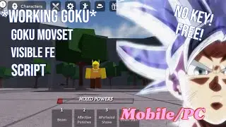 *NEW WORKING*💪Roblox script tsbg goku script | goku movset | Goku animation | Mobile/PC🔵🦀