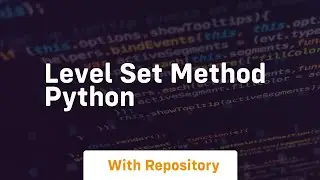 level set method python