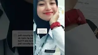Wanita Cantik Bekerja Sebagai Pengawal Keselamatan Jadi Bualan Netizen