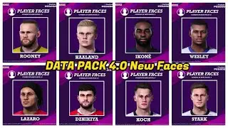 PES 2020 DATA PACK 4.0 NEW FACES (with over 50 new faces)