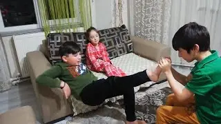 THE FOOT SMELLS, UNLUCKY CHILD.
