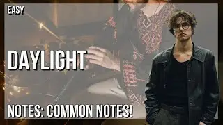 How to play Daylight by David Kushner on Tin Whistle (Tutorial)