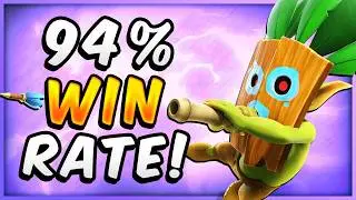 94% WIN RATE! BROKEN LOG BAIT DECK — Clash Royale