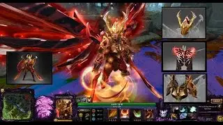 Dota 2 Legion Commander Mix Set Arcana/Legacy of the Fallen Legion/Daemonfell Flame