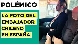 Polémica foto de embajador chileno en España que fue criticada por el Gobierno