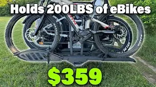This eBike Rack Can Hold 200LBS: OutFitR's Young Electric eBike Rack