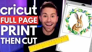 Print-Then-Cut LARGER Cricut Images! Cricut Print Then Cut FULL PAGE!