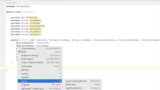 Automatic code generation in IntelliJ