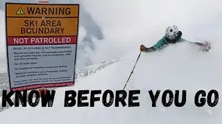 Know Before You Go Skiing  OUT OF BOUNDS!