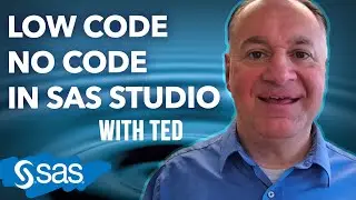 SAS Tutorial | Low Code No Code in SAS Studio