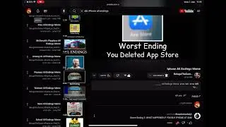 (I’m Back On My iPad Air) I Watched iPhone All Endings Meme While I’m On My iPad (Best ending)