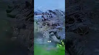 Крокодил подкрался к тигру, НО... 😱🐅💥
