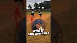 कौन है ये LADY BUMRAH ? जिसका Bowling ACTION Bumrah Jaisa hai ! #shorts #jaspritbumrah