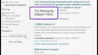 Finding community contributed mass spectrometry protocols