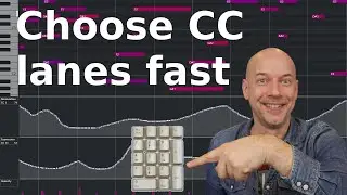 Choose controller lanes in Cubase faster via key commands