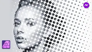 How To Make Dotted Halftone Effect in Affinity Photo | Affinity Photo Tutorial |