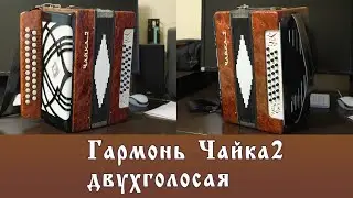 Гармонь Чайка2. Двухголосая.