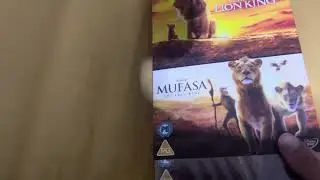 Lion King and Mufasa the Lion King double pack DVD unboxing ￼