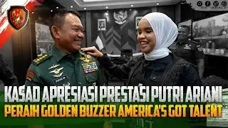 Kasad Apresiasi Prestasi Putri Ariani, Peraih Golden Buzzer America's Got Talent | Kartika Channel