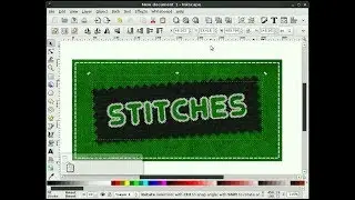 heathenX Inkscape Tutorials: episode 071 - Simulated stitching