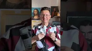 Три цвета для портрета: белый, чёрный и красный. Алла прима живопись.