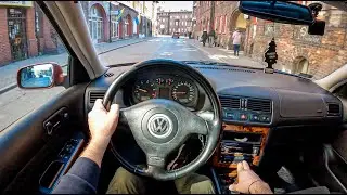 1999 Volkswagen Bora [1.6 100HP]  | POV Test Drive 