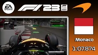 F1 23 Monaco PS World Record & Setup (1:07.874)