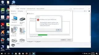 Two ways fix the local print spooler is not running in windows 10