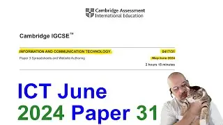2024 June Paper 31, Cambridge 0417 ICT [IGCSE]
