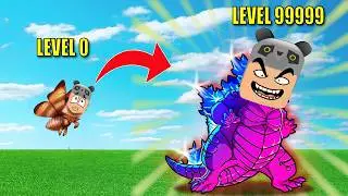 Heronpuppy En Güçlü Kaiju Canavarı Olmaya Çalışıyor ! - Roblox