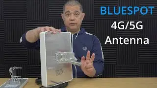 4G 5G outdoor antenna by Bluespot unboxing and close look