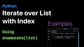 How to Iterate over List with Index in Python - Examples | ProgramGuru.org