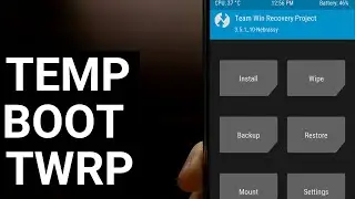 How to Temporarily Boot a Custom Recovery with Fastboot?
