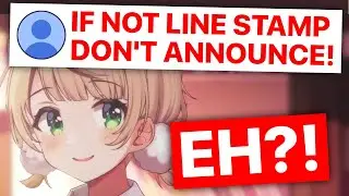 Ui's Chat Only Interested In Line Stamp Announcements (Shigure Ui) [Eng Subs]