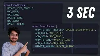 Vim Tip - Create Enums @100x Speed