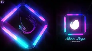 Neon Logo Reveal AFTER EFFECTS Template Videohive 33186480