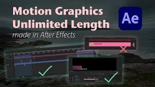 How to give Motion Graphics an Unlimited length in Adobe After Effects!