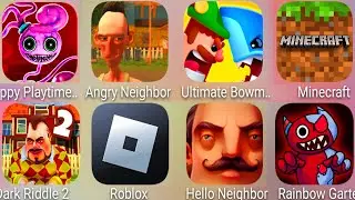 Minecraft,Bowmasters,Angry Neighbor,Poppy Playtime Chapter 2,Roblox,Dark Riddle 2,Hello Neighbor....