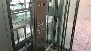 Beautiful Schindler M-Line MRL Elevator at Zurich Airport in Zurich, Switzerland
