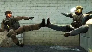 A typical game of teammates in a short CS GO game !!!!
