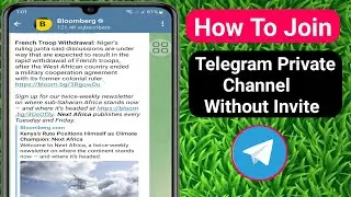 How To Join Telegram Private Channel Without Invite Link (2023) | Join Telegram Private Channel