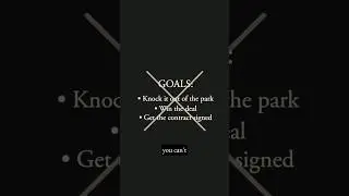 Avoid THIS type of goal