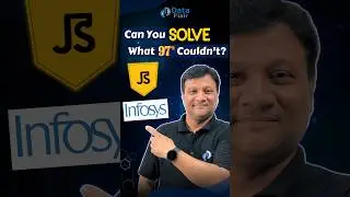 Infosys Interview Question: Can You Solve What 97% Coders Couldn't? #interview