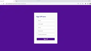 Complete CRUD in HTML+CSS+JavaScript+PHP+MySQL