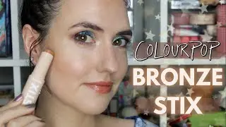 NEW ColourPop BRONZE STIX + 3 New Lite Stix | Swatches, Demo + Review