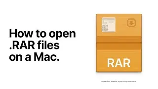 How to open .RAR files on a Mac