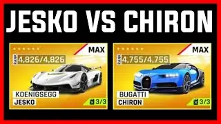Asphalt 9 Koenigsegg Jesko VS Bugatti Chiron