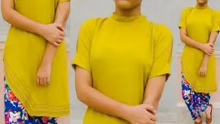 Easy Cutting and Stitching of Designer Kurti/Anchor Thread/Full Tutorial