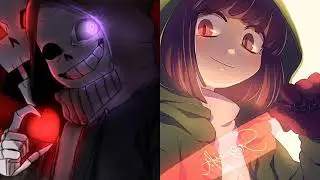 Dust sans Vs StoryShift Chara Stronger Than You | Metal Mashup